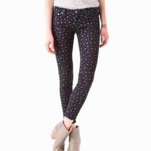 AG The Legging Super Skinny Ankle Star Print Jeans